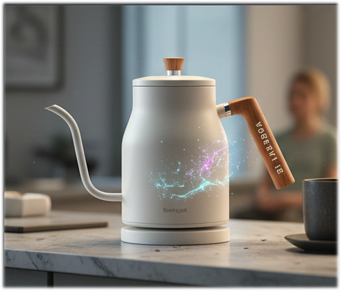 側把熱水壺示意圖